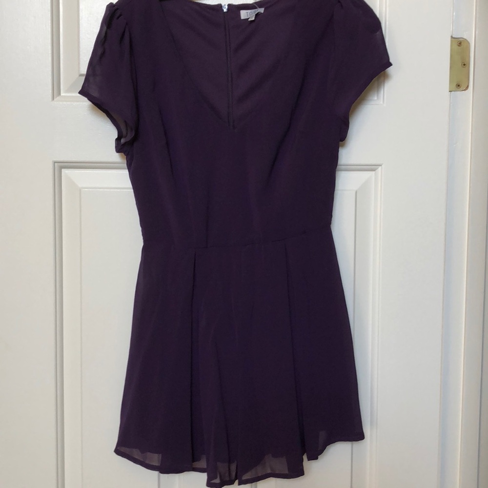 Purple romper